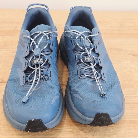 Hoka Mens Transport GTX GORE-TEX Shoes 11D Blue Sneakers Running‎ ~ No Insoles main image 6